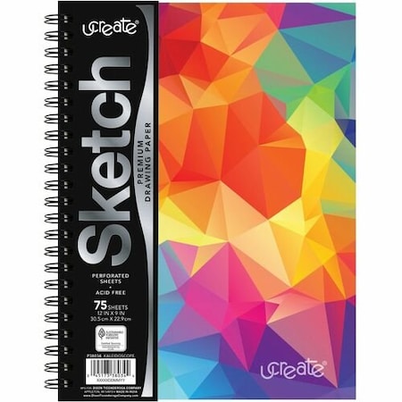 Pacon Sketchbook, Kaleidoscope, 75 PACP38034